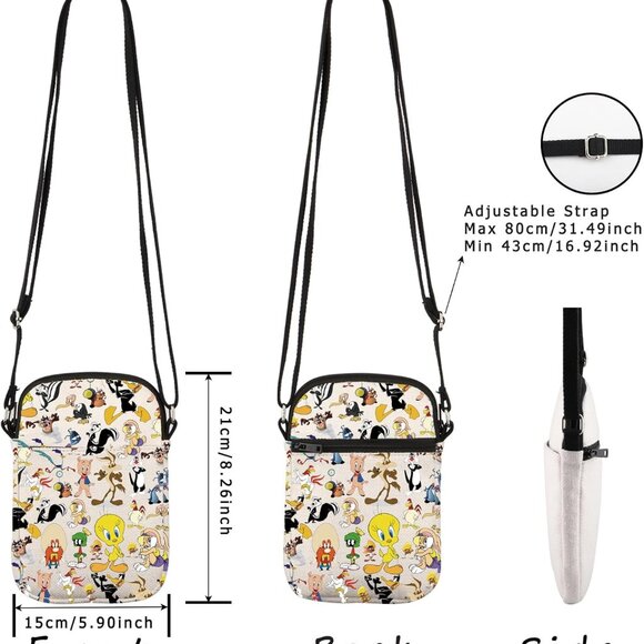 Versatile Cartoon Character Crossbody Bag – Essential Storage for Every Occasion - Picture 2 of 7